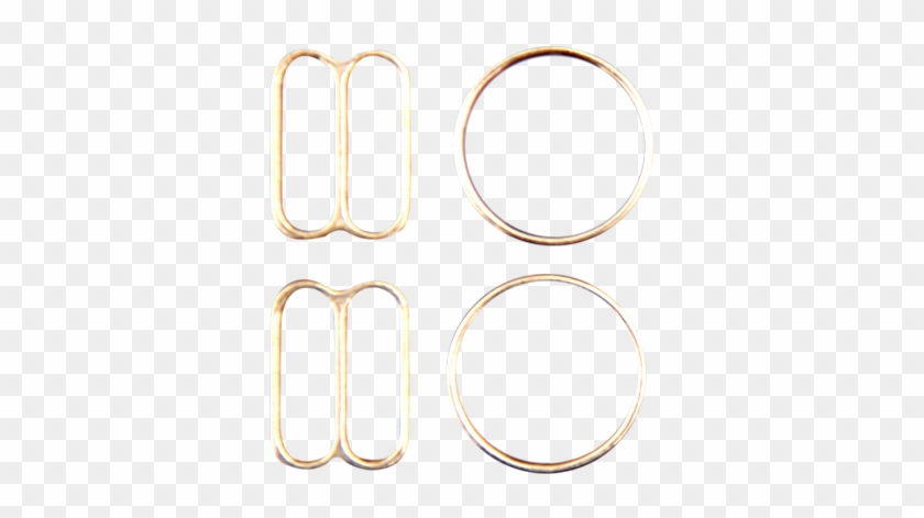 Ring Sliders Nylon/metal/metal Pp Coated - Circle #351120