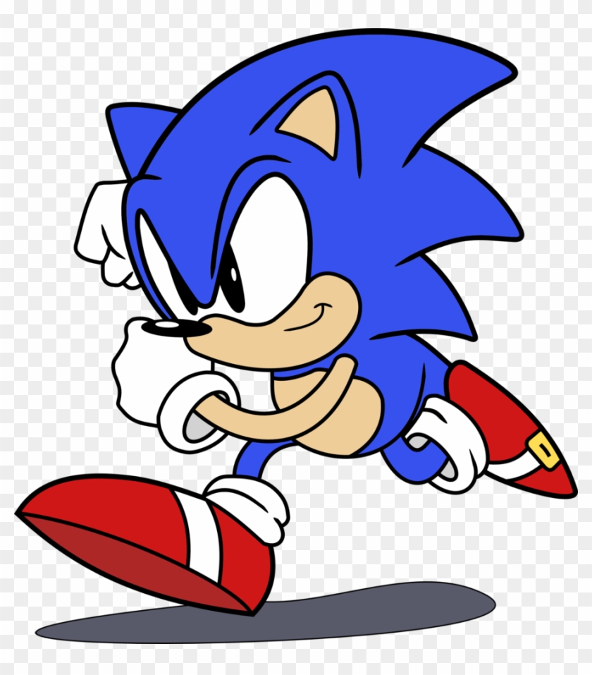 Classic Sonic The Hedgehog By Raindashy - Sonic The Hedgehog Characters #351204