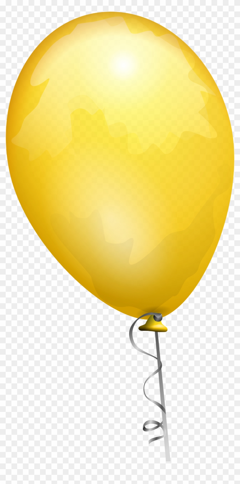 Balloon Png579 - Yellow Balloon Transparent Background #351295