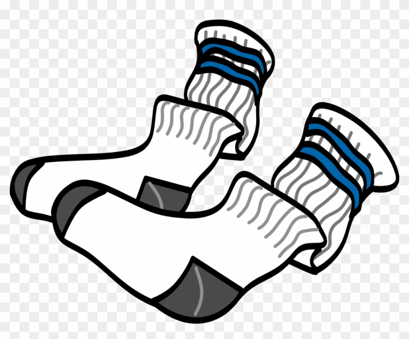Athletic Clip Art Download - Socks Clipart #351316
