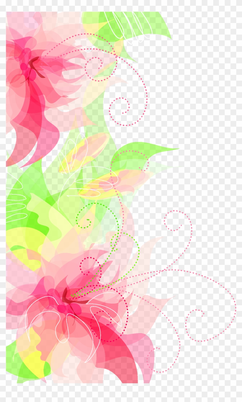 Cute Floral Decoration Transparent Png Clipart - Imagenes Png De Decoraciones #351337