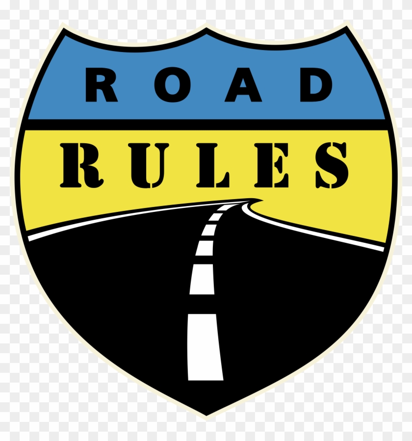 Road Rules Logo Black And White - Rules Of The Road #351539
