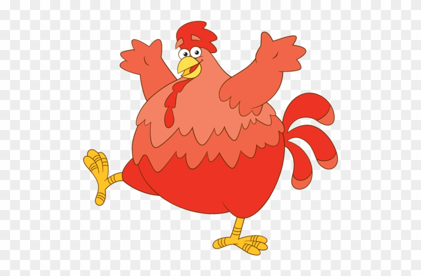 Dora The Explorer The Big Red Chicken Nickelodeon Nick - Big Red Chicken From Dora #351612