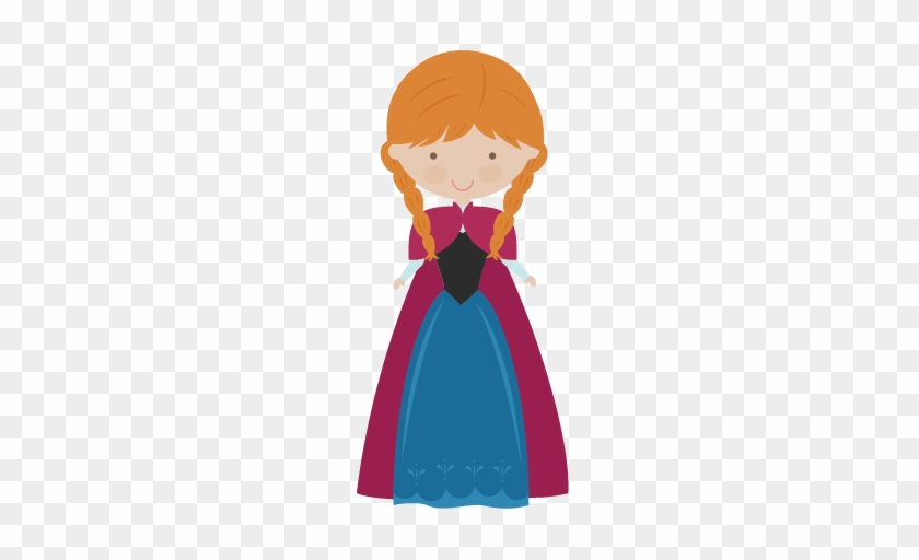 Winter Princess Svg Cut Files Princes Svg Cut Files - Anna Clip Art #351622