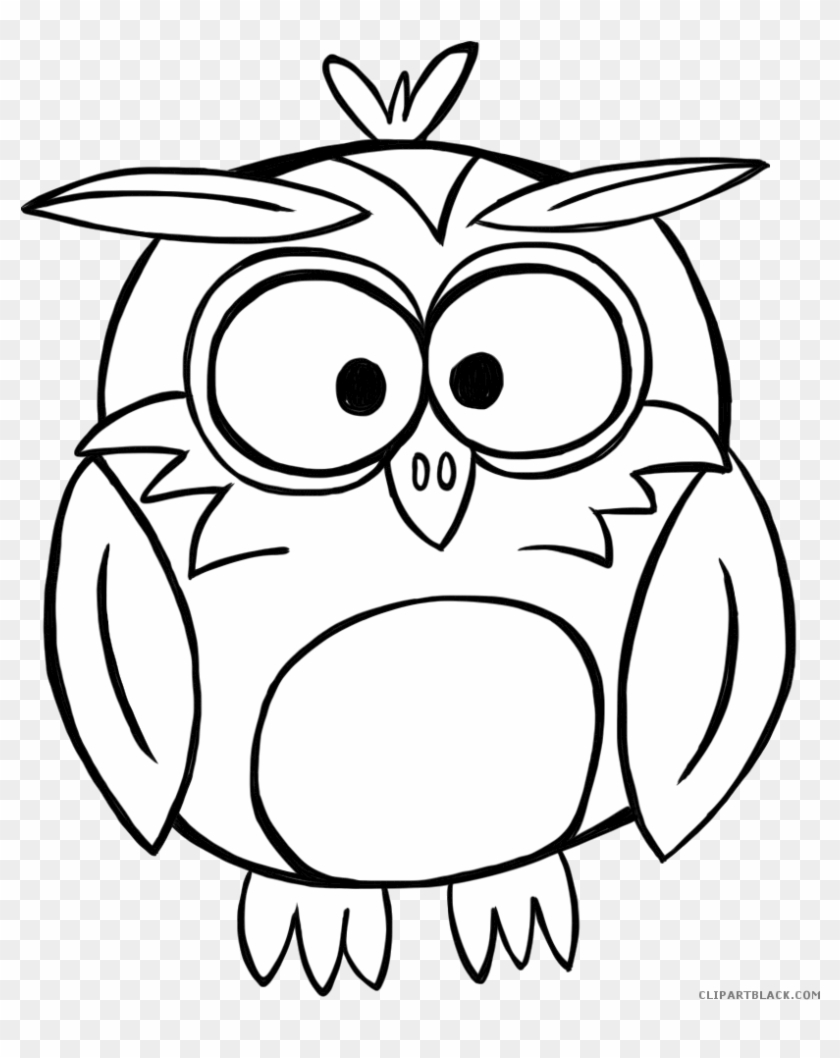 Best Owl Clipart Black And White - Fall Clip Art Black And White #351674