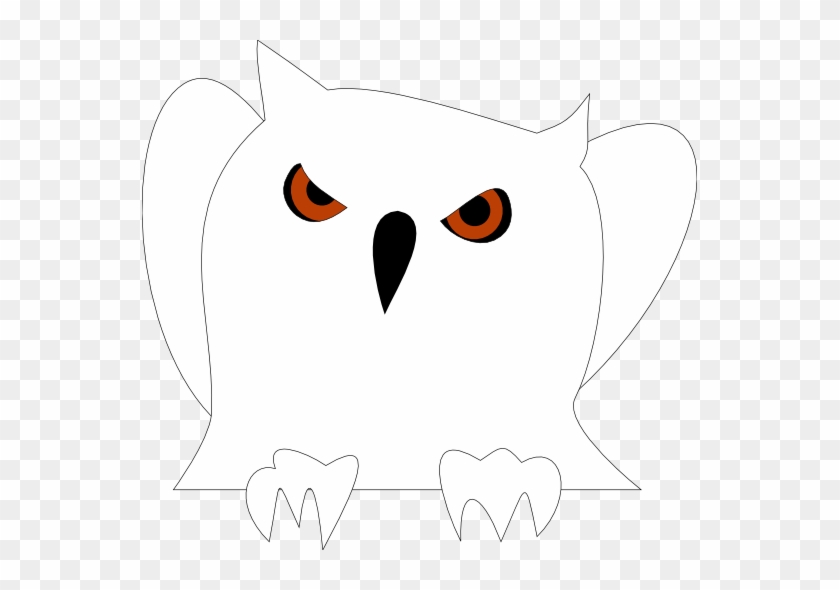 Disappointed Owl Black White Line Art - Clip Art #351679