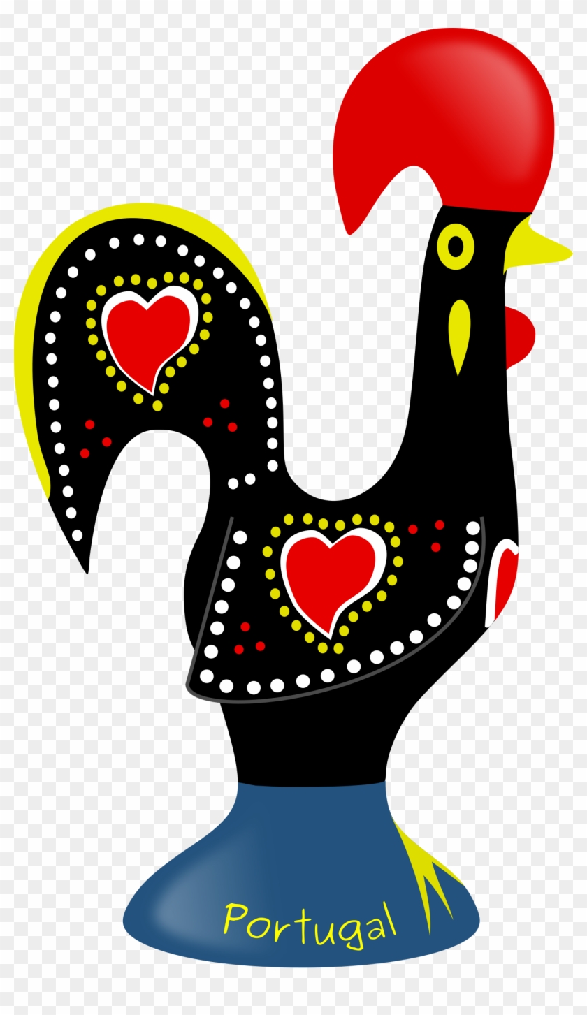 Rooster Clipart Barcelos - Galo De Barcelos Vector #351702