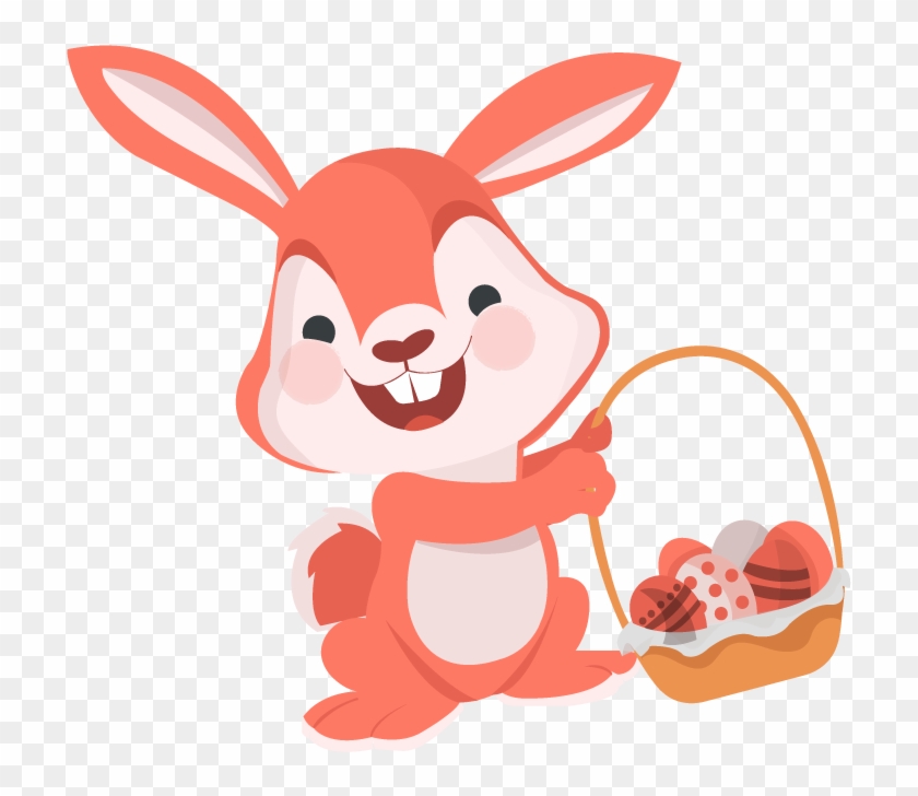 Easter Bunny Easter Egg Rabbit - Vector Graphics #351750