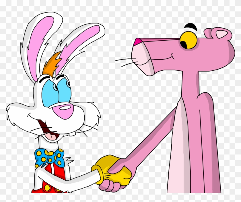 Marcospower1996 Roger Rabbit Meets The Pink Panther - Cartoon #351812