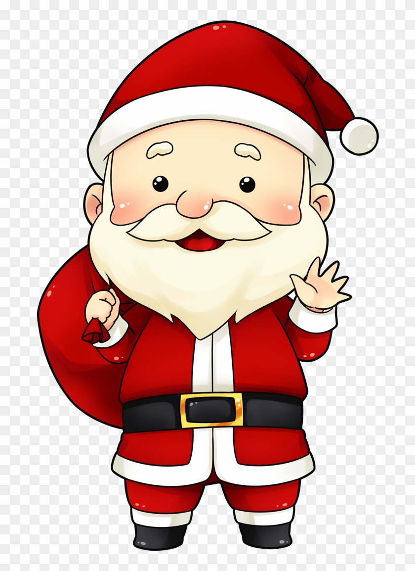 You Can Use This Cute And Adorable Santa Clip Art On - Cute Santa Claus Animated #351841