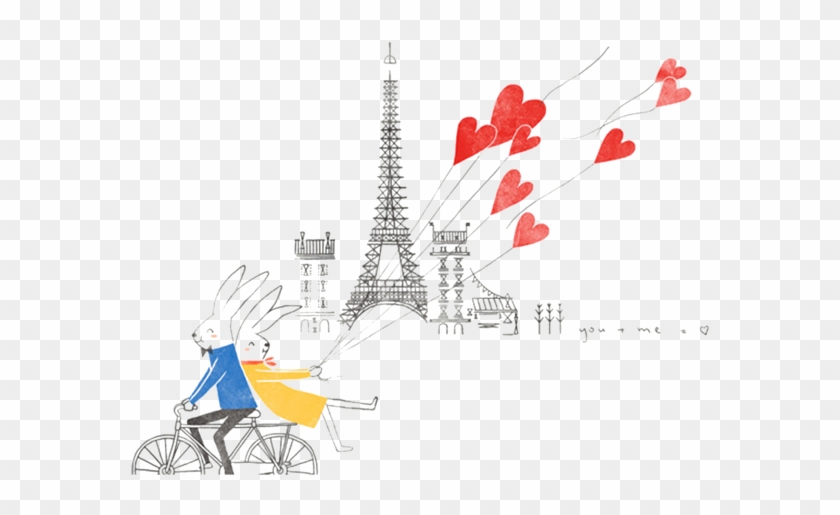 Paris Love Art Dribbble Illustration - Paris Love Art Dribbble Illustration #351863