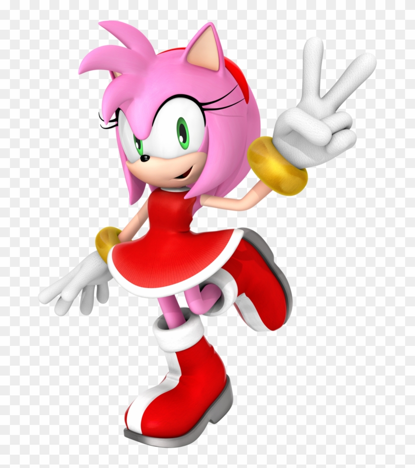 Sweet Amy Rose Render 2016 By Nibroc-rock - Amy Rose Sonic Forces #351870