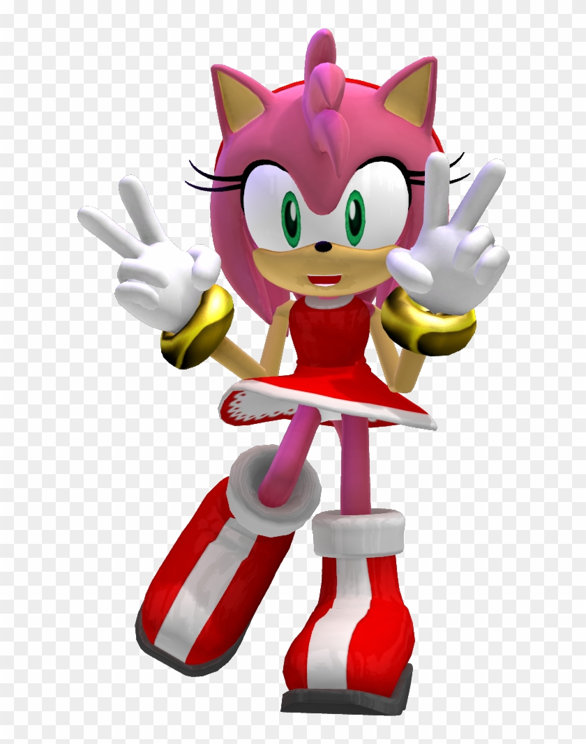 Sonic And Amy Rose Seaside Hill - Portable Network Graphics #351898