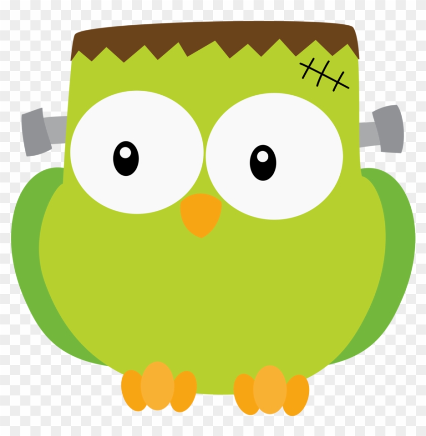 Halloween Frankenstein Owl Clip Art - Halloween Frankenstein Clipart Png #352034