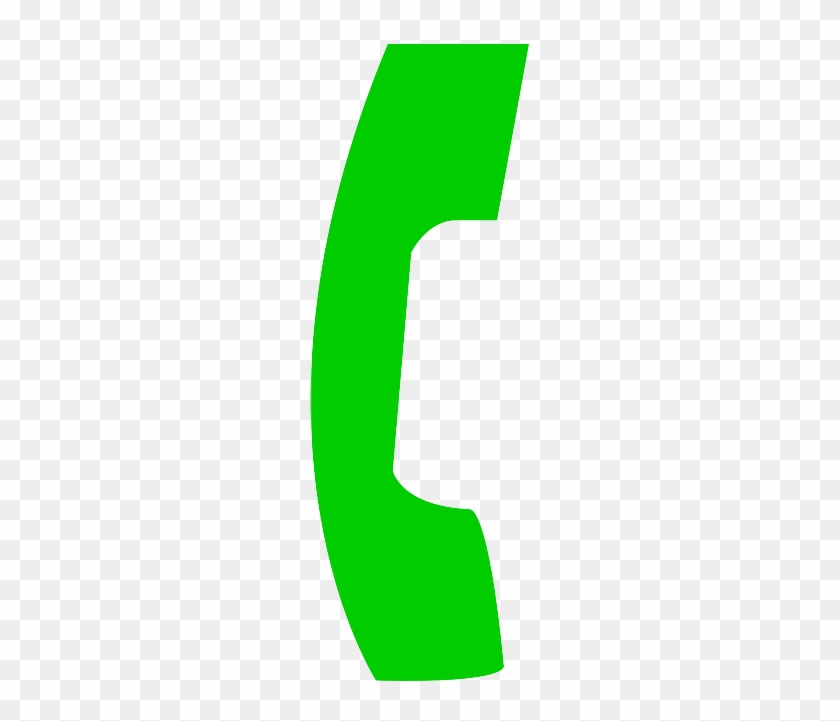 Phone, Icon, Wireless, Cell, Telephone, Free, Number - Green Call Phone Icon #352113