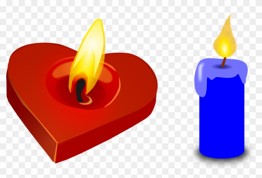 Cartoon Fire Images 29, Buy Clip Art - Heart Candle Shower Curtain #352295