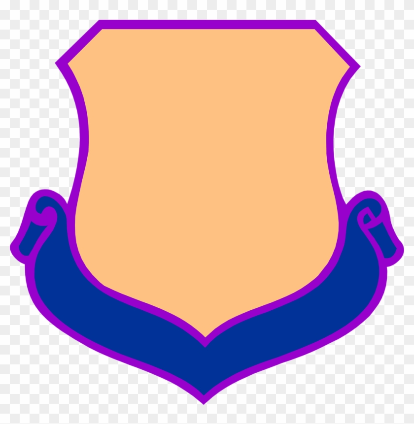 Illustration Of A Blank Shield - Blank Coat Of Arms #352296