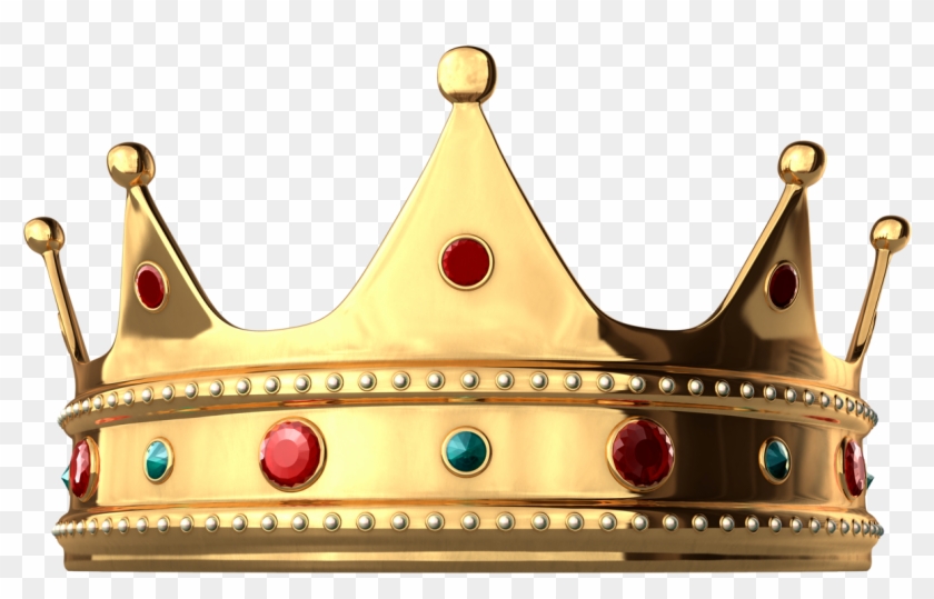 Gold Crown With Diamonds Png Clipart - Transparent Crown Png #352337