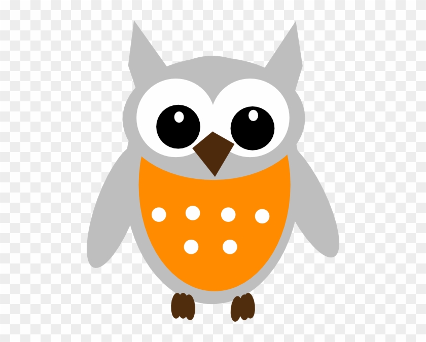 Hoot Clipart Orange Owl - Baby Owl Clip Art #352349