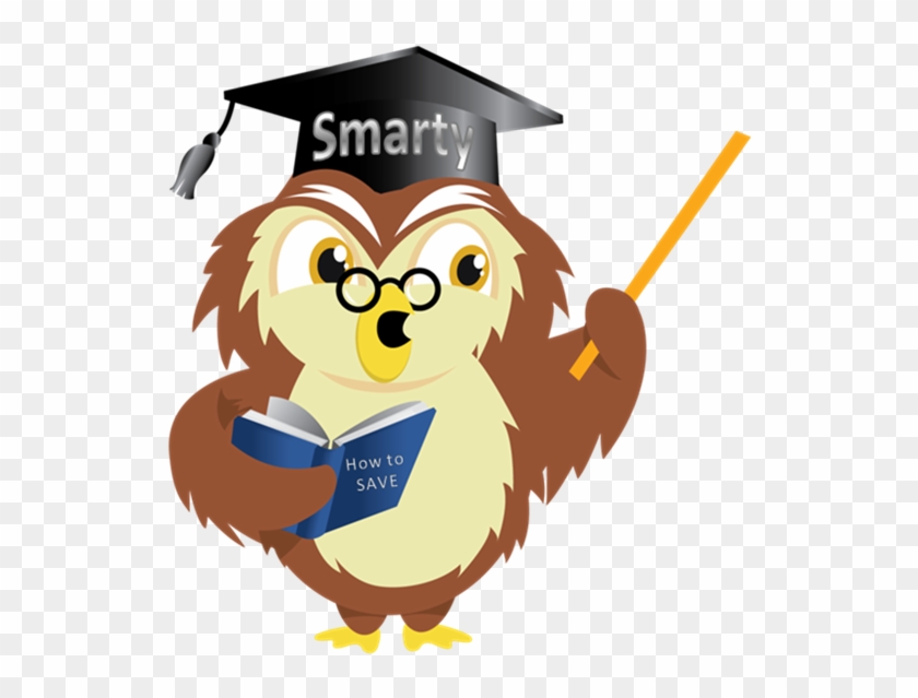 Cartoon Smart Owl #352358