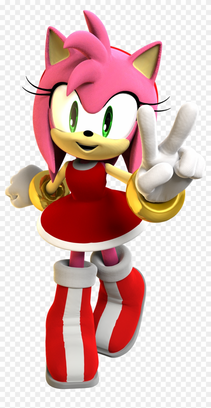 Amy Rose Png Full Hd Transparent Background Free Download - PNG Images