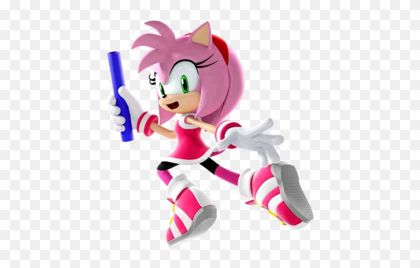 Sonic The Hedgehog Amy Rose Cosplay Costume Version - Amy Rose Olympic Games #352422