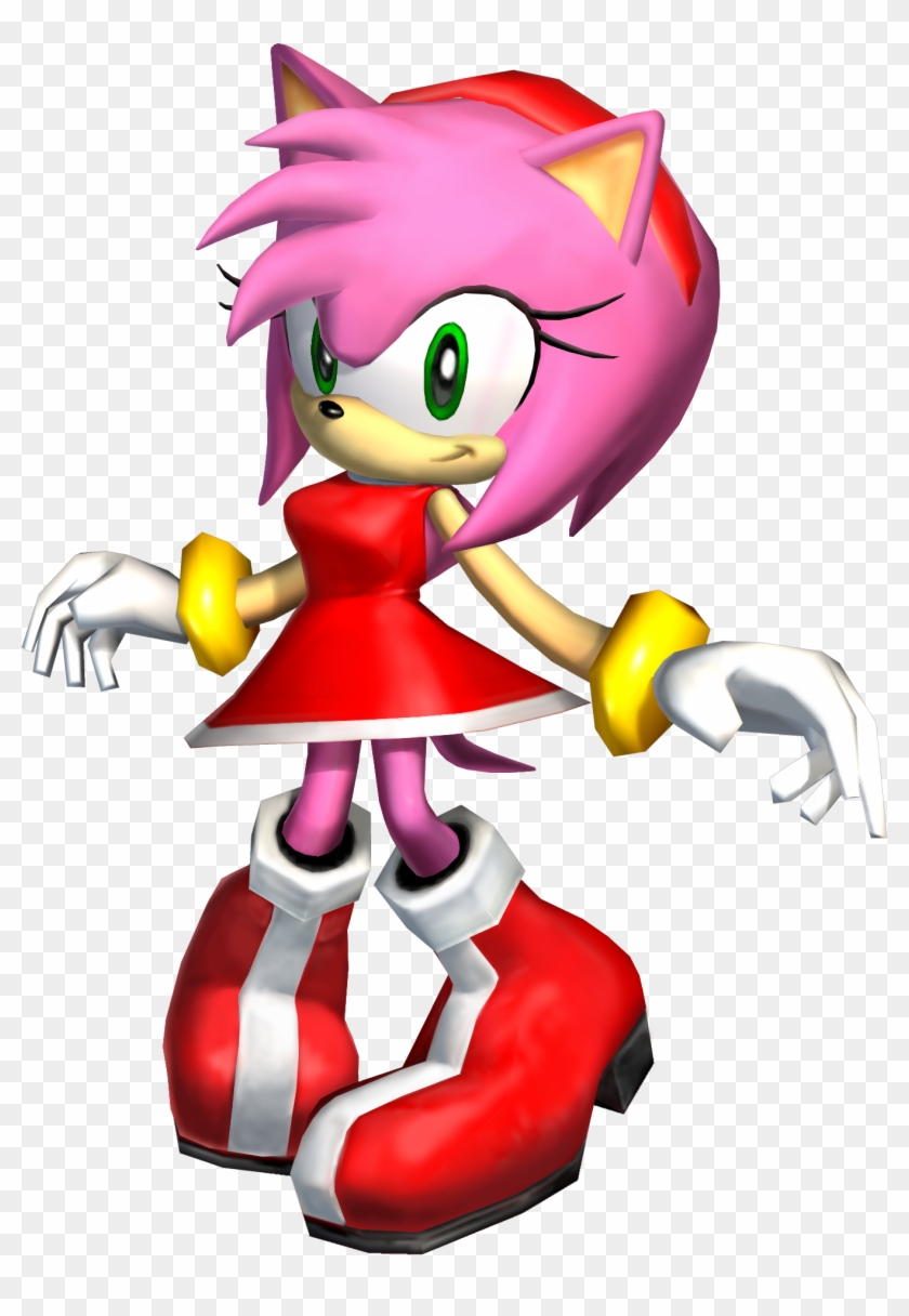 Gallery » Official Art » Amy Rose » Sonic Adventure - Sonic Adventure 2 Battle Amy #352424