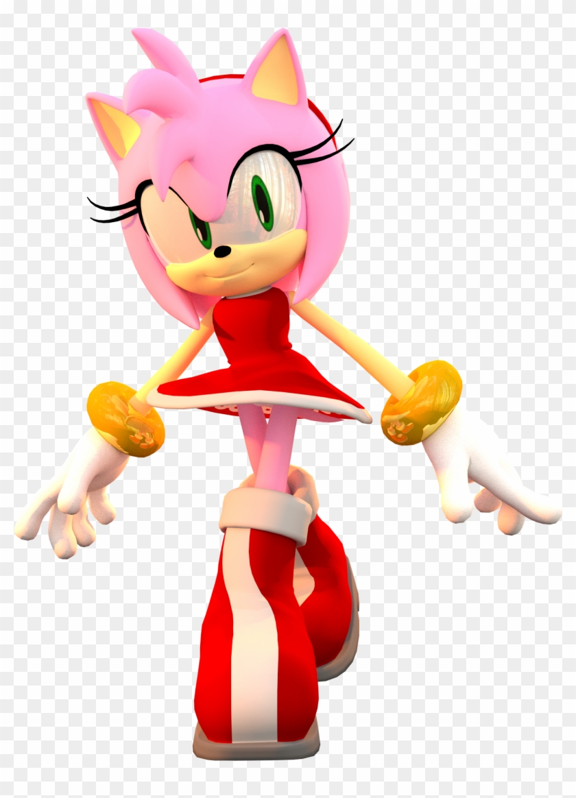 Kitsune Jay 67 18 Amy Rose By Super Fox Layer100 - Amy Rose 3d Model #352437