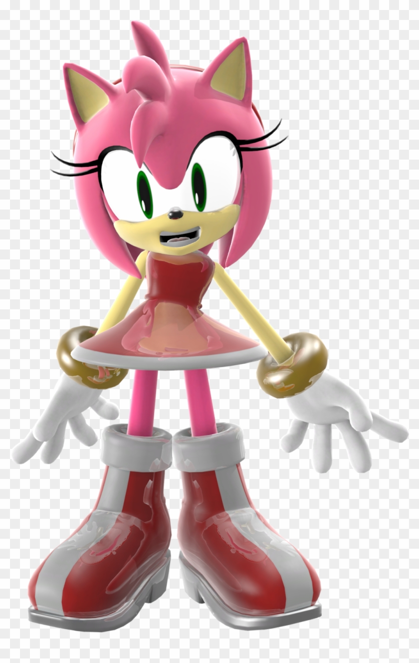Amy Rose By Super Fox Layer100 - Amy Sonic 3d Model #352504