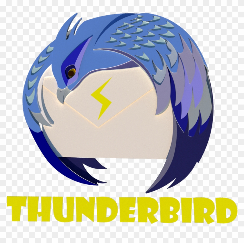 Logo Brand Mozilla Thunderbird - Logo Brand Mozilla Thunderbird #352617