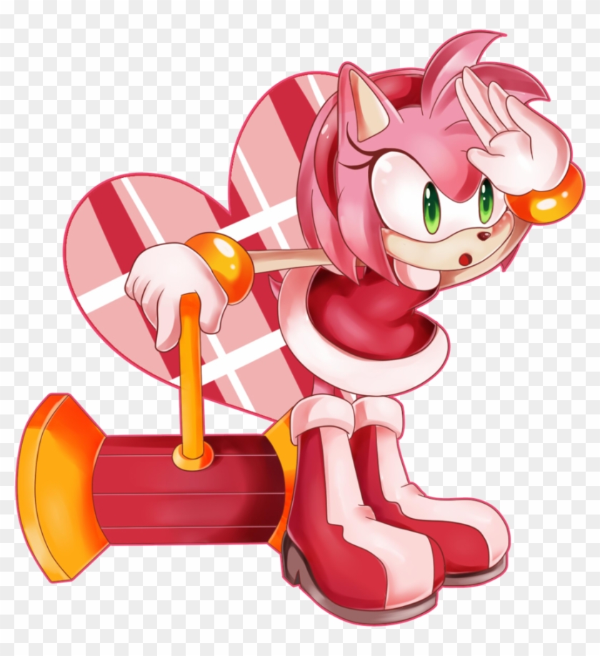 Amy Rose Wallpaper Entitled I Wonder Sonic Is - Amy Rose #352579