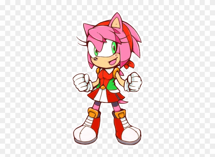 Amy Rose By Cylent-nite - Amy Rose And Honey The Cat #352591