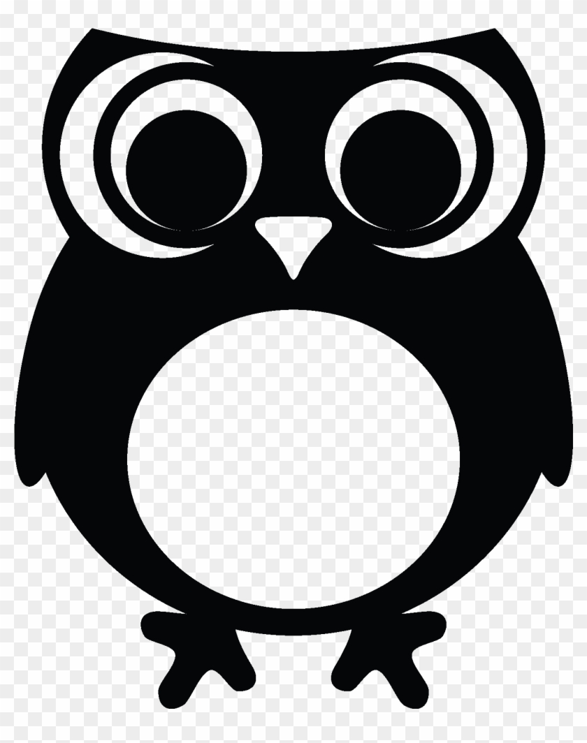 Cute Lil Owl Wall Quotes™ Wall Art Decal - Owl With Big Eyes For Kids Room Decals Wall Stickers #352652