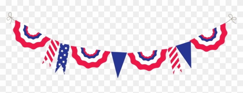 Bunting Clipart 4th July - Independence Day #352666