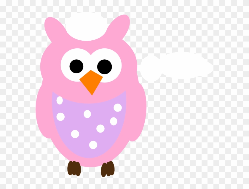 Pink Owl Clip Art - Cartoon #352726