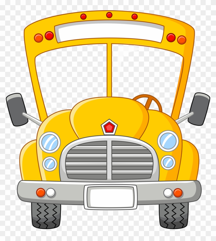 46 School Buses Clipart Images - School Bus Vector #352737