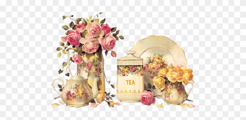 Victorian Die Cut - Tea Time Animated Gifs #352774