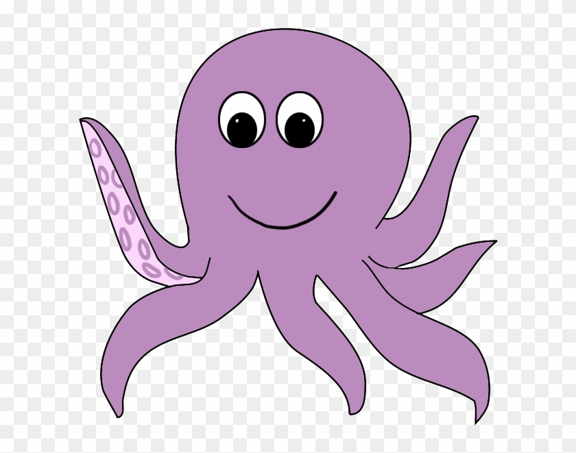 Orange Octopus By ~thewizardess On - Octopus Cartoon Png #352840
