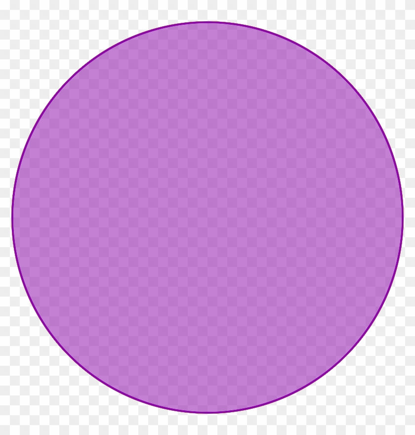 Purple Circle - Purple Easter Egg Clipart #352895