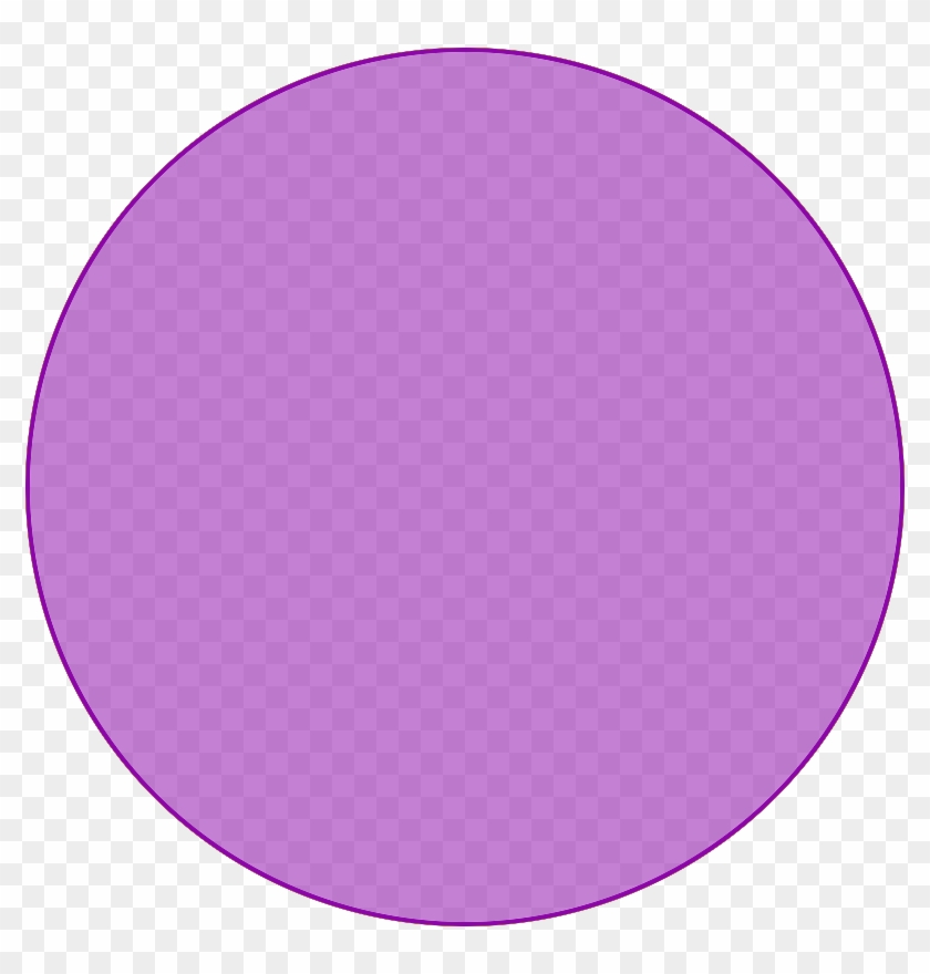 Purple Circle - Purple Easter Egg Clipart #352895