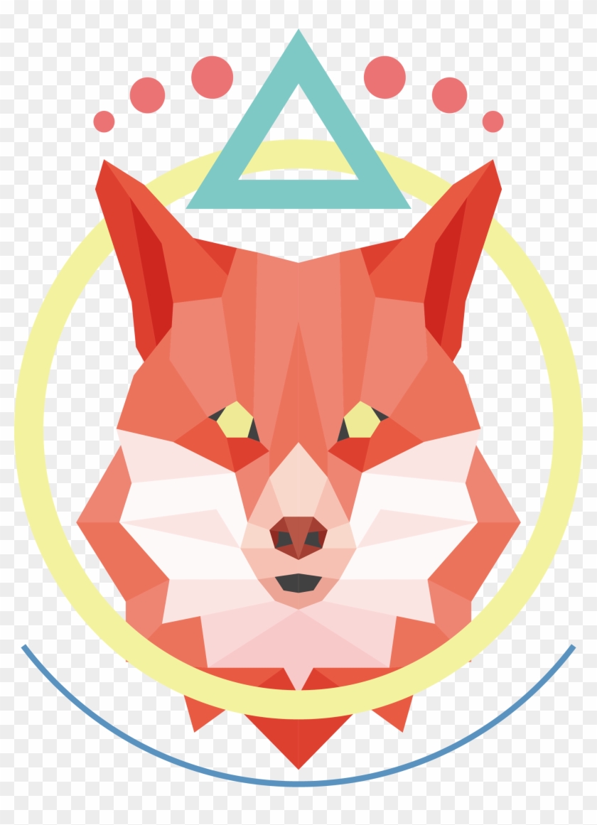 Red Fox Polygon Clip Art - Vulpini #352915
