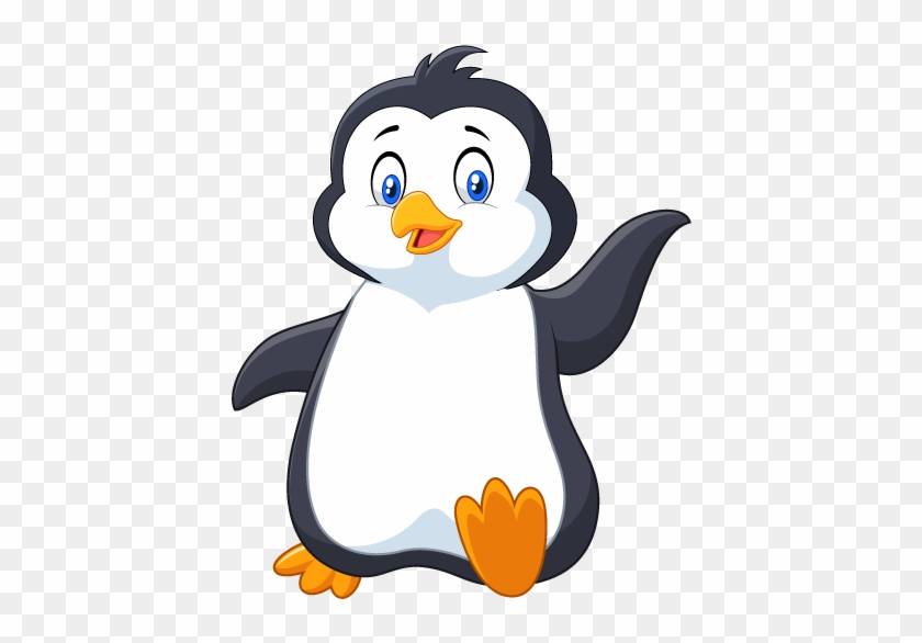 Show Me How To Help - Cartoon Penguin Waving #352929.