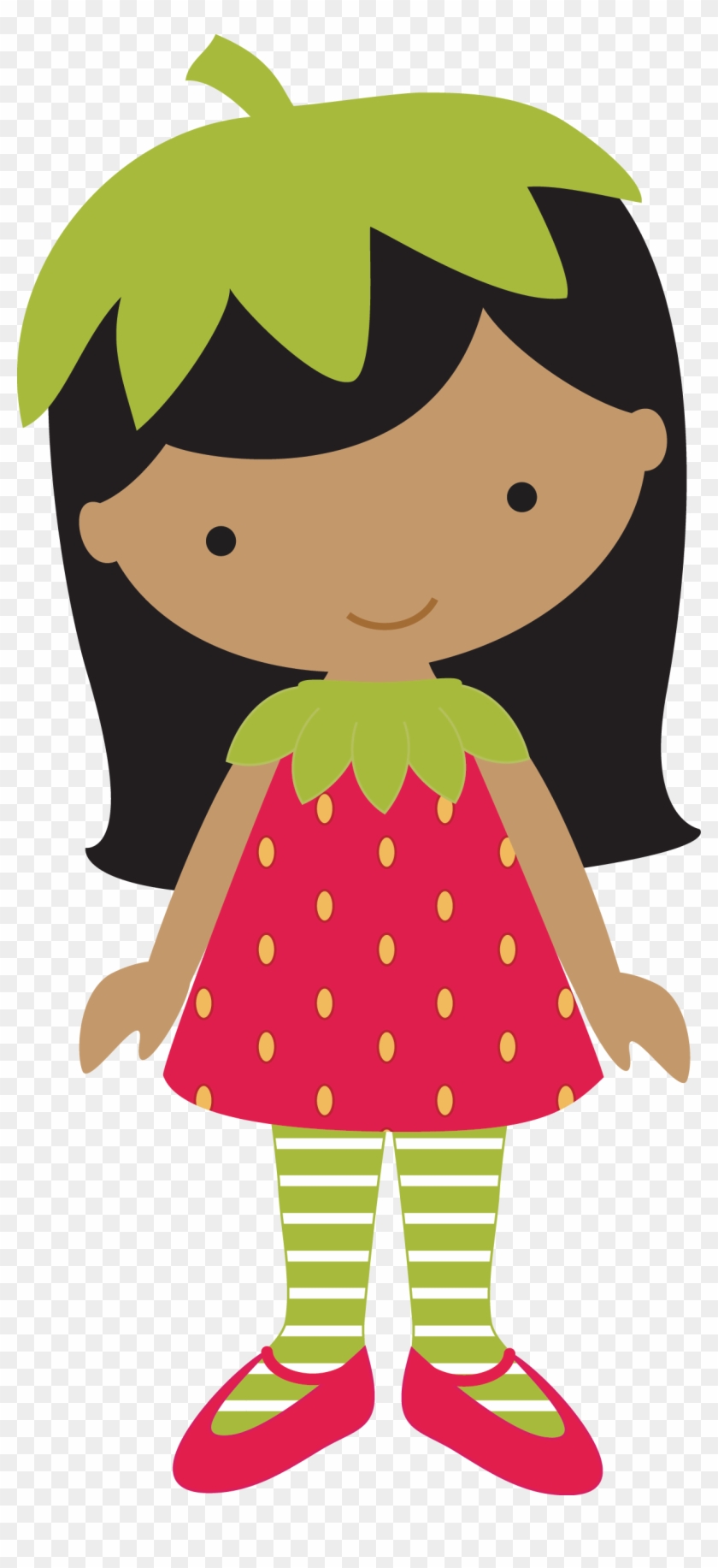 Strawberry Shortcake, Strawberries, Paper Dolls, Little - Drawing #352934
