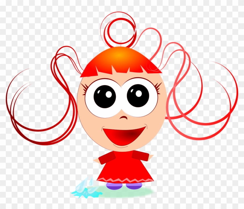 Cartoon Cute Girl Kid Png Image - Clip Art #352938