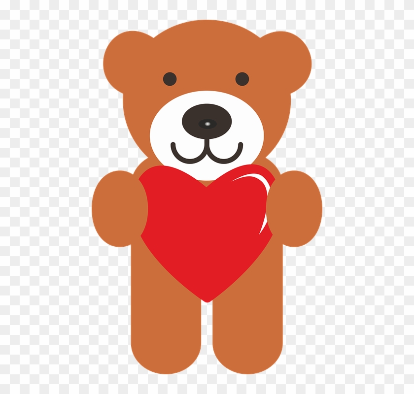 Cute Teddy Bear Cartoon 23, Buy Clip Art - Valentine Bear Cartoon #352940