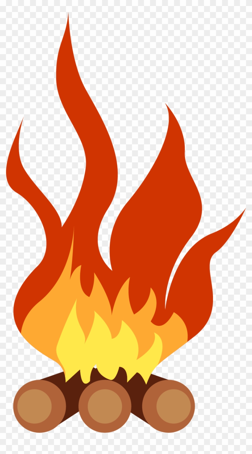 Bonfire Cartoon Campfire Clip Art - Cartoon Campfire Png #352945