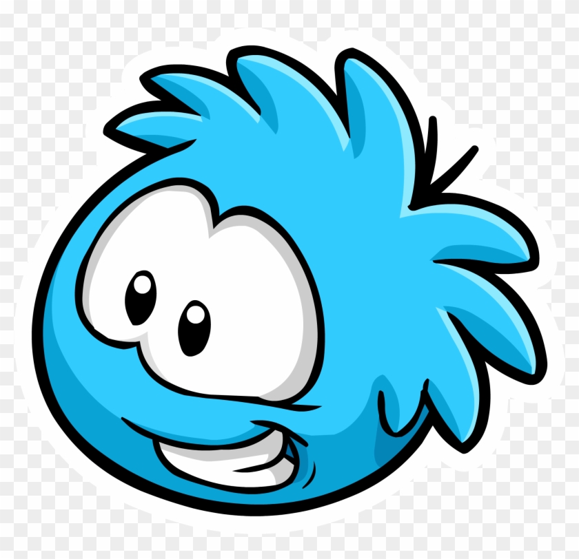 Club Penguin Blue Puffle Pin #352966