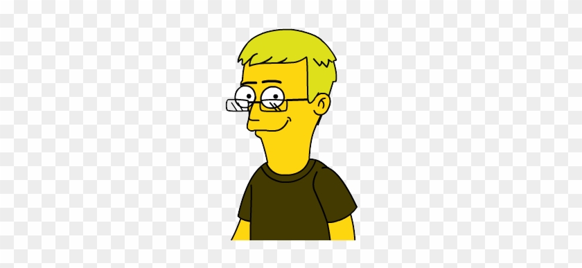 I Was Also Fiddling Around With Giving Joe The Simpson - Simpsons Character With Glasses #353005
