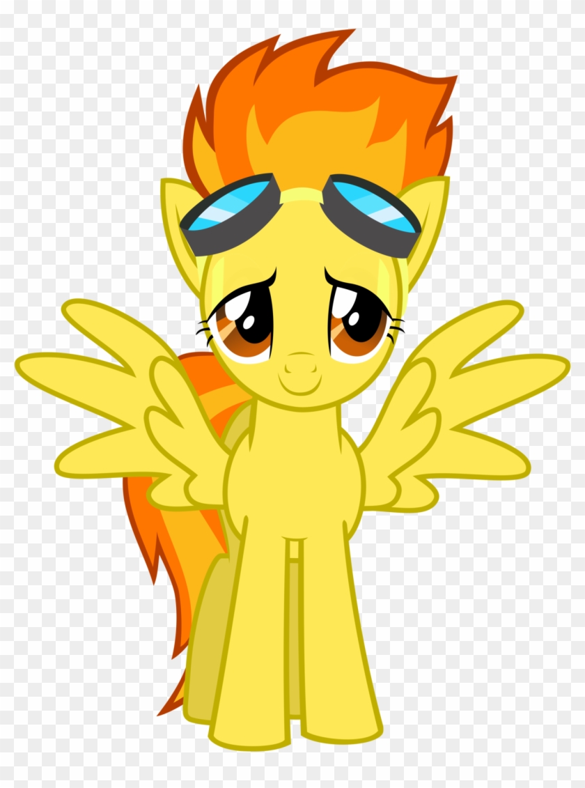 Frontal Spitfire Vector Suitless By Baumkuchenpony - My Little Pony Spitfire Front #353016