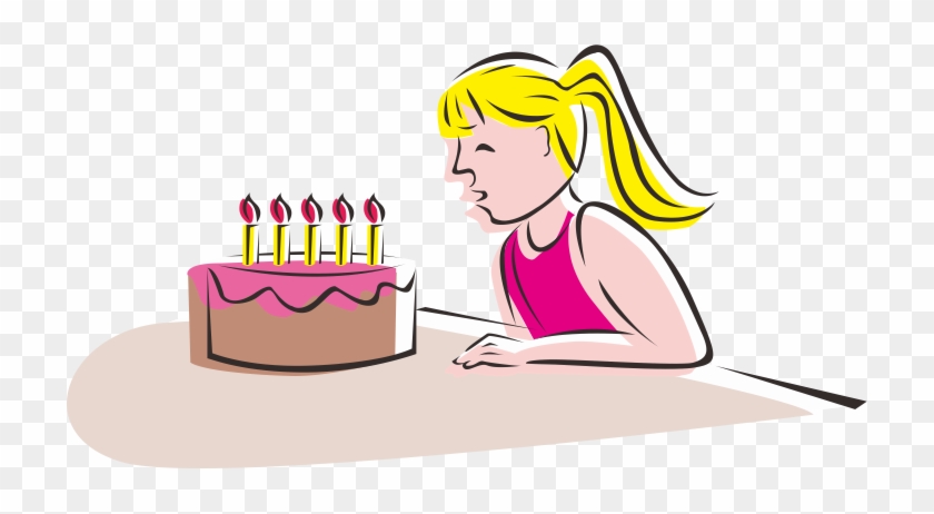Birthday Cake Candle Clip Art - Birthday Cake Candle Clip Art #353083